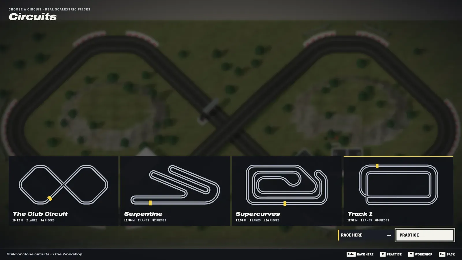Choosing between the built-in circuits